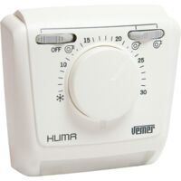 Termostato ambiente per fan coil da parete klima 3v vemer ve268900