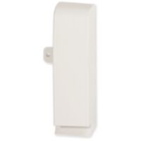 Terminale destro 81x22mm per canale battiscopa tbn bianco ldbn w bianco ral 9001 bocchiotti b03273