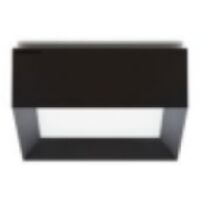 Plafoniera led da parete e soffitto per interni grigio ral 7021 4000k ip20 10w 481 lm cri80 lombardo ll134002n