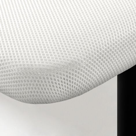 Base Tapizada 3D Blanco  Patas de Metálicas de 25 o 32 cm