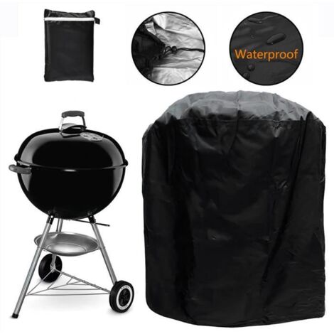 Housse De Barbecue, Étanche Étanche À La Pluie Extérieure Anti-Poussière Durable Protecteur Noir 61x61x72cm (1/4)