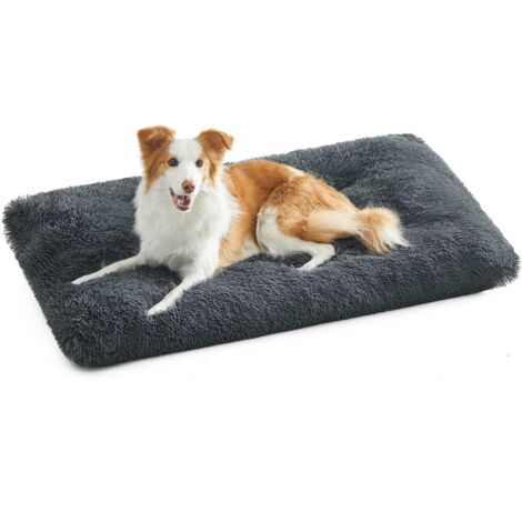 Panier Moelleux Pour Chien Et Chat - Coussin Doux Avec Bord Surélevé - Fond Antidérapant - Facile à Laver (53x38 Cm)