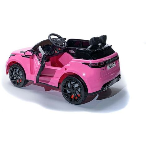 Auto Macchina Elettrica Fuoristrada Big Adventure 24V Nera per Bambini 2  Posti Full Optional sedile in pelle telecomando porte apribili