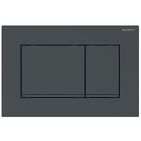 Geberit Sigma30 Double-Touch-Abzugsplatte, Schwarz (115.883.DW.1)