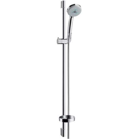 hansgrohe Brauseset Croma 100 Multi 3jet 27774000 chrom, mit 90 cm Brausestange Unica C