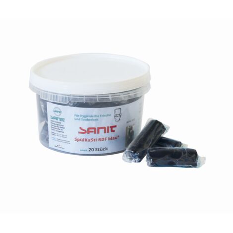 Sanit SpülKaSti RDF Wasserkasten Sticks zu Geberit Duofresh Einschub 20 Stück 3372