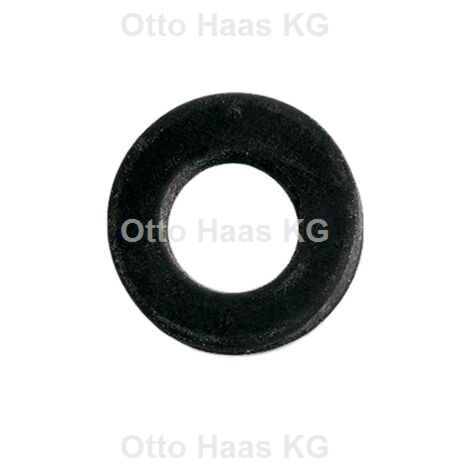 HAAS Gummi-Dichtung 8143 1 1/2", für Überwurfmuttern, schwarz