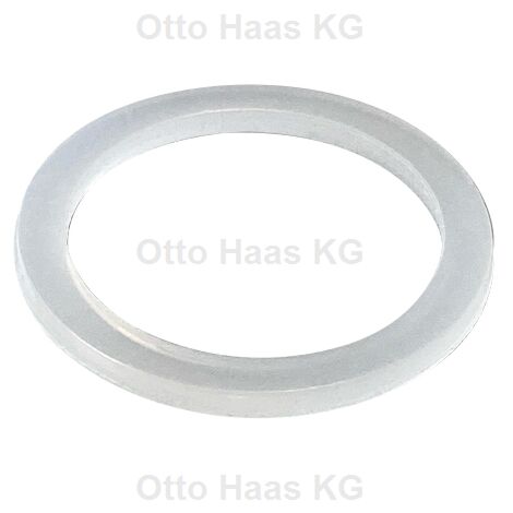 HAAS Wasserzähler-Dichtung 6119 29x37x2mm, 1", für Kaltwasser, weiß