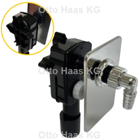 HAAS Oha Unterputz Geräte Siphon 2074 DN 40/50, Waschmaschine, Abfluss, Siphon