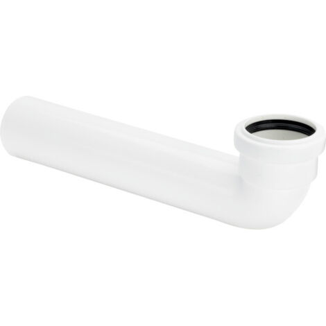 Viega Ablaufbogen 667368 DN 50 x 50 x 250 mm, 90°, Kunststoff weiß, mit Dichtung