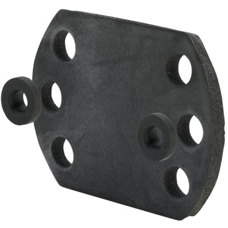 Viega Gummiplattenset 684211 mit Schallschutz für M4 Schrauben, für Wandscheibe (1/2)