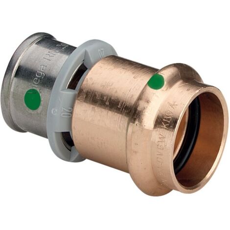 Viega Sanpress Übergangsstück 317423 16 x 15 mm, mit SC-Contur, Rotguss