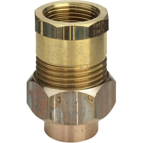 Viega Rohrverschraubung 94340G konischdichtend in 28mm x Rp1 Rotguss