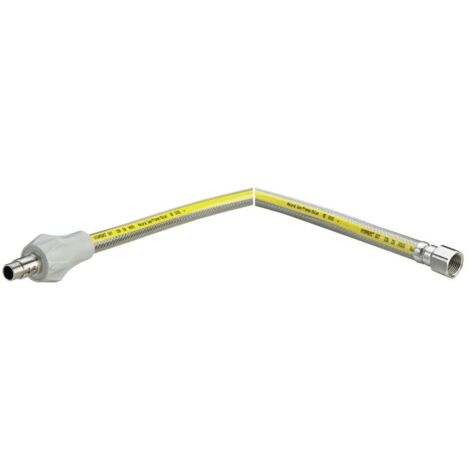 Viega Gas-Steckschlauch 532338 Rp 1/2 x 2000 mm, Edelstahl, Durchgang