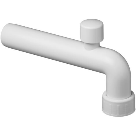 Viega Abgangsbogen 118426 DN 40x40x220mm, 90Grad, Kunststoff weiß, mit Rohrbelüfter (1/2)