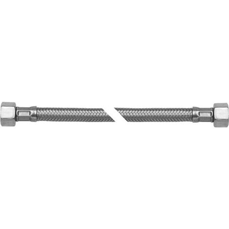 ASW Trinkwasserschlauch 300mm 582630 mit 2 Überwurfmuttern 3/8", verchromt (1/2)