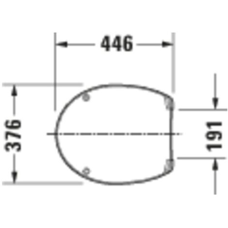 Duravit Duraplus WC-Sitz 0064200000 weiss, Scharniere Edelstahl