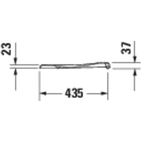 Duravit Duraplus WC-Sitz 0064200000 weiss, Scharniere Edelstahl