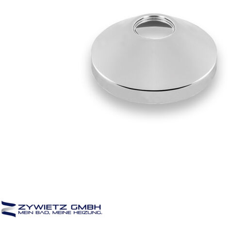 Universal Gewinderosette 123085 Messing verchromt, 3/4", Höhe 30mm, Außen Ø 85mm, konisch