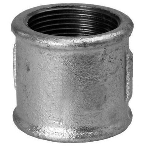 Hermann Schmidt Temperguss 270 Muffe 13270032 DN 32, 1 1/4", IG/IG, verzinkt