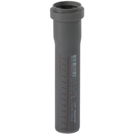 Ostendorf 171000 HTSafe Rohr Abflussrohr DN 40 x 150 mm grau Kunststoffrohr