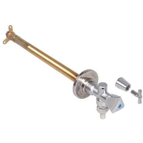 Frostsichere Außenarmatur SCHLÖSSER 1/2" x 420mm, kürzbar, 2-in-1 Außenventil