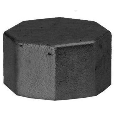Hermann Schmidt Temperguss 300 Kappe 14300025 DN 25, 1", kantig, schwarz (1/5)