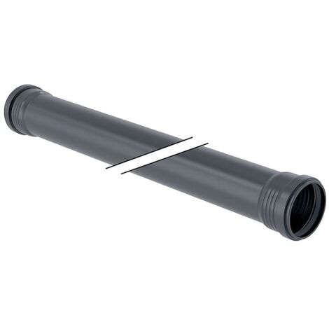 Geberit Silent-Pro Rohr mit zwei Muffen Außendurchmesser 50mm, Länge 100cm (1/5)