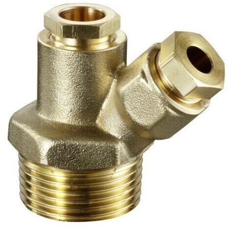 Oventrop Stopfbuchsverschraubung 2040152 R 1x8/10/12mm, doppelt, für Vor-/Rücklauf (1/2)