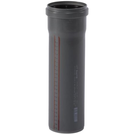 Ostendorf 174010 HTSafe Rohr Abflussrohr DN 90 x 250 mm grau Kunststoffrohr