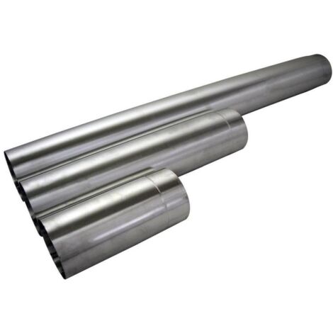 Bertrams Abgasrohr aus Aluminium DN 130 Länge 1000mm gefalzt