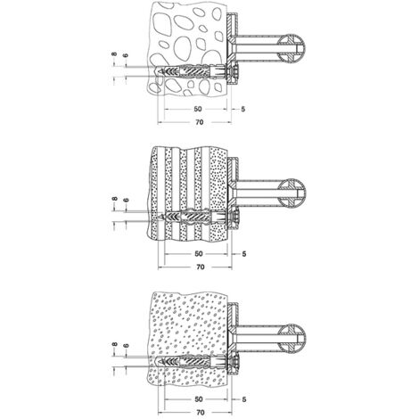 KEUCO PLAN Care Befestigungs-Set 2, 2x Senk-Holzschraube,
