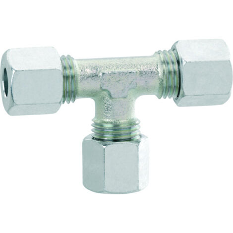GOK T-Verschraubung 0771600 12 x 12 x 12 mm, Baureihe L, Schneidring Typ D