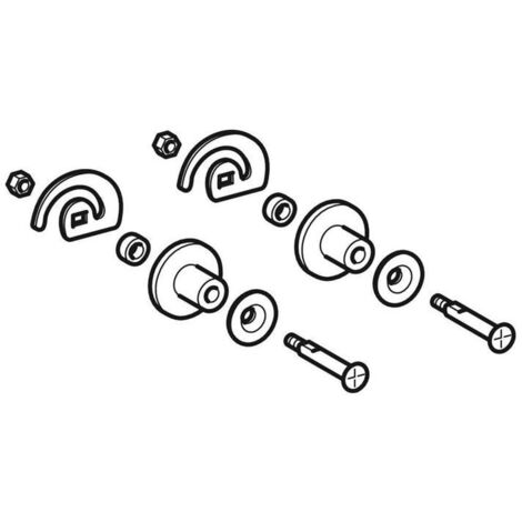 Geberit Set Kerafix Schnecke 597160000