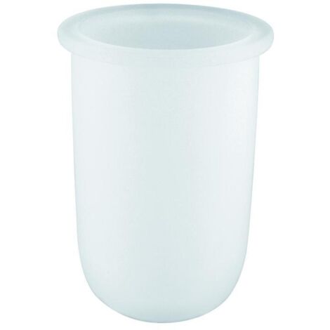 Ersatzglas für Grohe Essentials Toilettenbürstengarnitur – Mattglas – Hochwertiges Zubehör für Badezimmer (1/4)