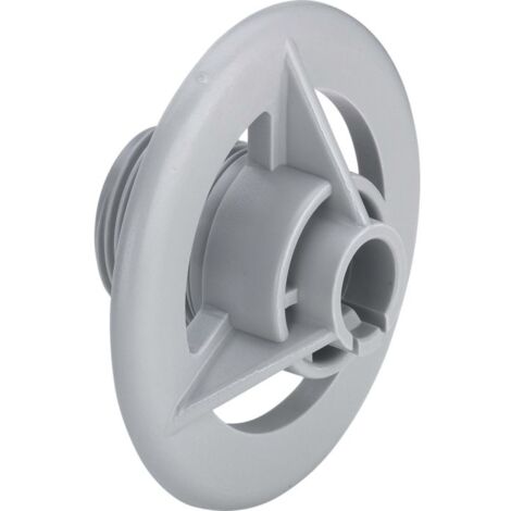 Viega Flansch 477608 67,5 mm x G 3/4, Kunststoff grau, zur Befestigung des Überlaufs