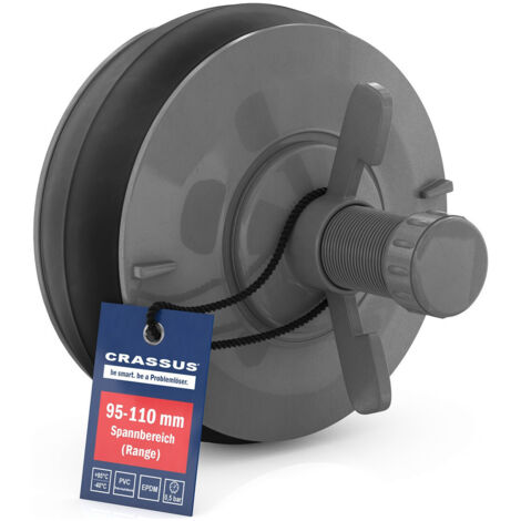 Crassus Schnellverschlussstopfen CSV 100 PVC 95-110 mm CRA18641