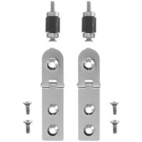 Duravit Scharnierpaar für Urinaldeckel Fizz, Chrom
