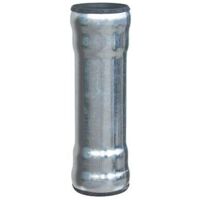 Loro Loro-x Stahlabflussrohr 00140.040X 250mm, DN 40, 2 Muffen, feuerverzinkt, Innenbeschichtung