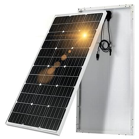 Komplettset 1x140 Watt Solarmodul 10A Laderegler gelb Kabel Solar