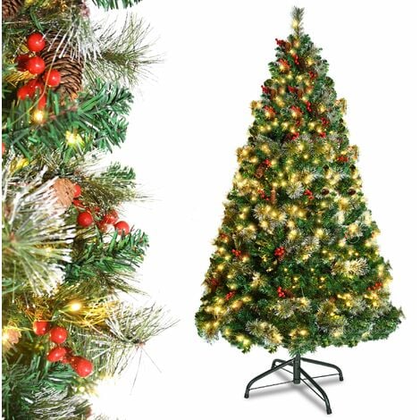 LED-Weihnachtsbaum mit Metallstange 1400 LEDs Warmweiß 5 m 88296, Günstig  Möbel, Küchen & Büromöbel kaufen