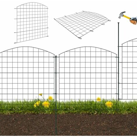 ZEAYEA Tier-Absperrzaun – 3 M, 41,9 Cm Hoch, Kein Graben Nötig | Für Hunde, Kaninchen, Katzen Im Garten