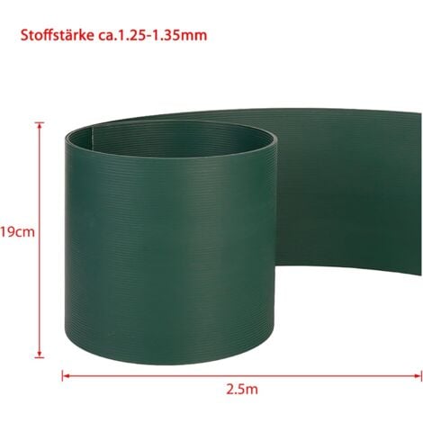 10x Sichtschutzstreifen Hart PVC Sichtschutzfolie 2,5m x 19cm
