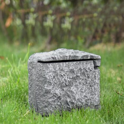 Retoo Gartensteckdose IP44 – 4-fach Außensteckdose Aus Edelstahl | Wasserdicht Für Terrasse, Garten & Baustelle