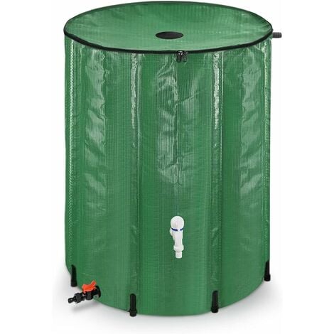 Regentonne 500 Liter Regenwassertonne Zusammenklappbar Regenwassertank