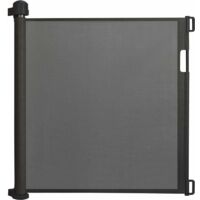 Relaxdays Absperrgitter Für Hunde – 70 Cm Hoch, Max. 154 Cm Breit, Mit Tür, Faltbar, Aus MDF, Weiß, Freistehend Mit Füßen