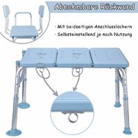 Rejomiik Tragbarer Duschkorb Aus Kunststoff – Mit Holzgriff, 3 Fächer, Drainagelöchern & Wasserfest (blau) – Ideal Fürs Badezimmer, WG & Reise