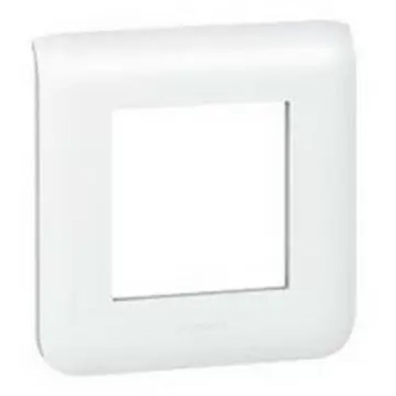 Legrand Mosaikplatte – Abdeckung Für 2 Schalter/Steckdosen, Hochweiß