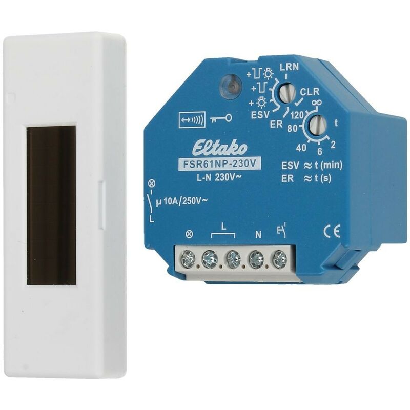 Eltako Aktor Funk-Schaltrelais mit Sonde FSR61NP-230V FTK rw