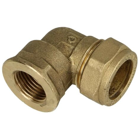 1/2" NPT Buchse 90° Ellbogen X 15 Mm Kompress Produktbild-Vorschau 3